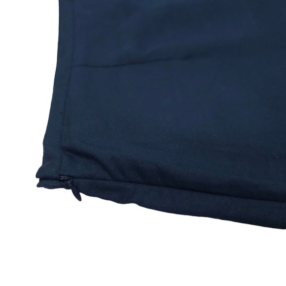 Uniform John Paul Richard Petite Linen Blend Skirt Women 8 Embroidered Beaded - Picture 8 of 10